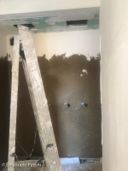 I lavori continuano, abbiamo gessato i muri