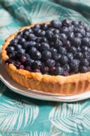 Torta ai mirtilli e frolla alle nocciole ricetta