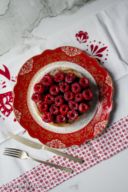 Crostata di Natale con lamponi ricetta