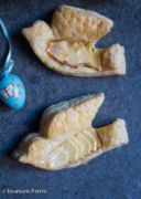 Colombine di pasta sfoglia con mele ricetta