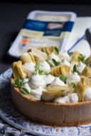 Torta salata gorgonzola e carciofi ricetta