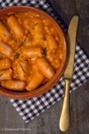 Luganeghe e fagioli ricetta