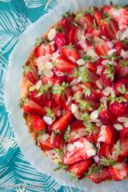 Torta fragole e mandorle ricetta