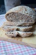 Pane integrale con semi zucca e lino senza impasto ricetta