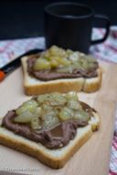 Toast pere e cioccolato ricetta