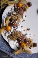 Spugna al caffe e alchechengi ricetta