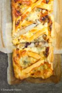 Torta salata radicchio e gorgonzola ricetta