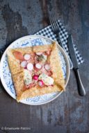 Gallette bretoni speck e gorgonzola ricetta