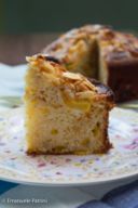 Torta pesche e amaretti ricetta