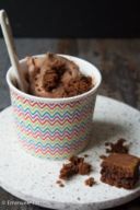 Gelato al brownies con latte condensato ricetta