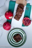 Brownie cioccolato e melagrana ricetta