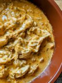 Cheese Pulled Chicken – Pollo Sfilacciato Cremoso nell’Instant Pot