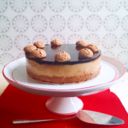 Cheesecake amaretti, cacao e caffè