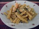 Casarecce con pesto di mandorle e scampi