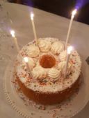 Chiffon cake di compleanno