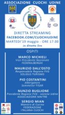 Ospitalità a 360° nel nuovo appuntamento streaming ass. cuochi di Udine