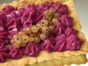 Crostata con la crema colorata