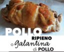 Pollo ripieno a uso galantina