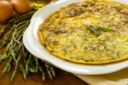 Farifrittata di asparagi verdi