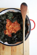 Trippa al pomodoro e cavolo nero