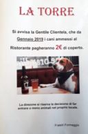 Per i cani al ristorante è tempo di pagare il coperto