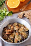 Cozze gratinate all’arancia e zenzero, la ricetta