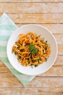 Ricetta spaghetti di carote, un primo piatto vegetariano e buonissimo