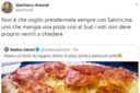 Matteo Salvini e la pizza brutta: “al Sud non dovrebbe chiedere voti”