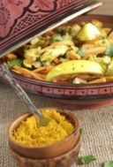 Ricetta -tajine di pollo e verdure, il secondo piatto arabo speziato e saporito