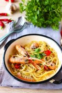 Ricetta linguine agli scampi, il primo piatto di pesce tipicamente mediterraneo