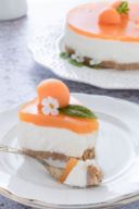 Ricetta cheesecake al melone senza cottura, un dolce fresco perfetto per la stagione