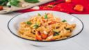 Ricetta semplice e buona: penne rigate con pomodorini e ricotta salata